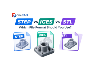 FreeCAD STEP vs IGES vs STL: Which File Format Should You Use?